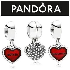 Pandora Piece of My Heart Mother/Daughter Charm